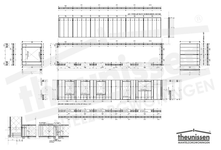 Mantelzorgwoning bouwtekening